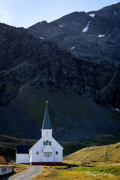 The church at Grytviken on the island of South Georgia