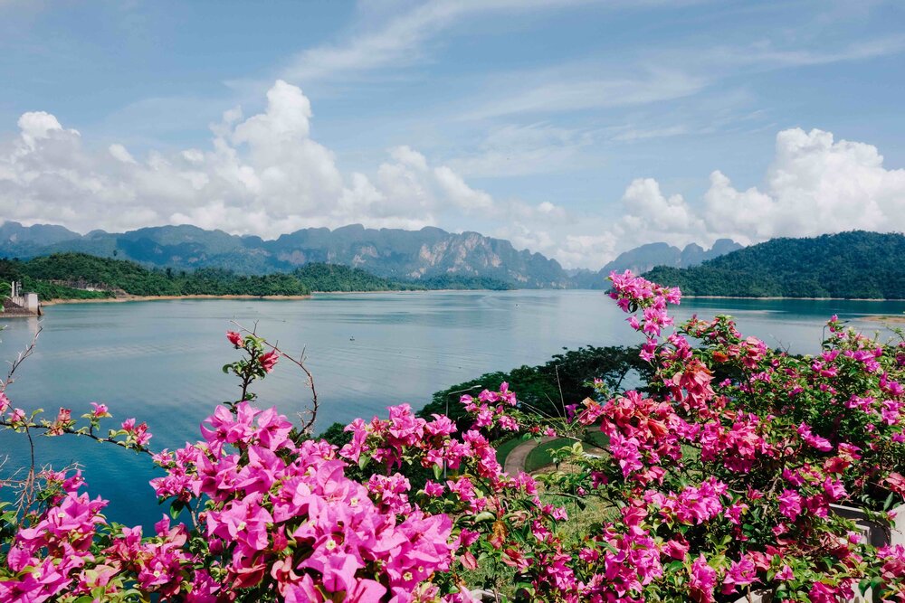 The beautiful Khao Sok national park in Thailand