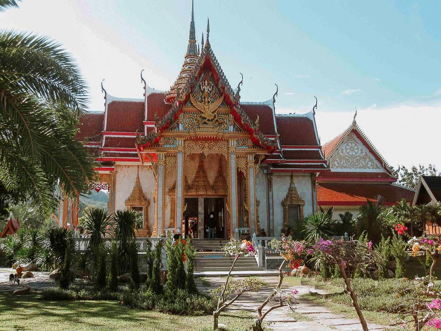 Visit Wat Chalong in Phuket for stunning Thai architecture