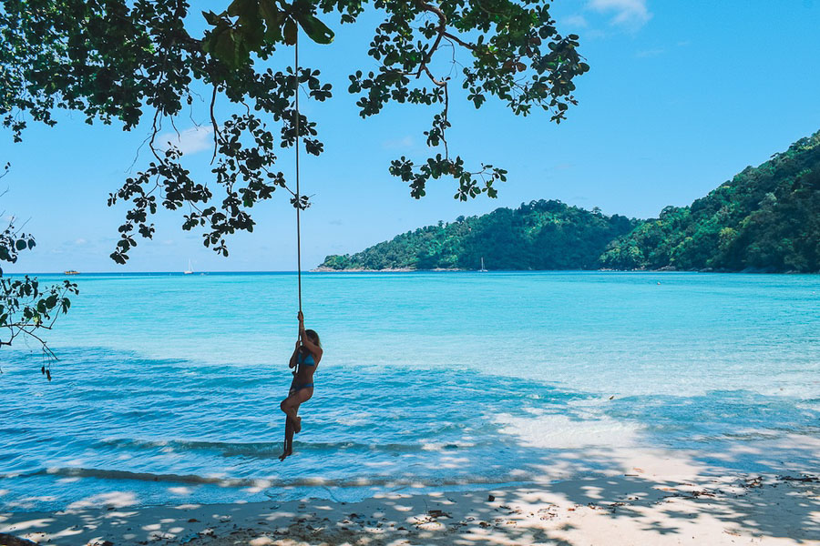 The Surin Islands are a top destination in Thailand if you want peace and quiet