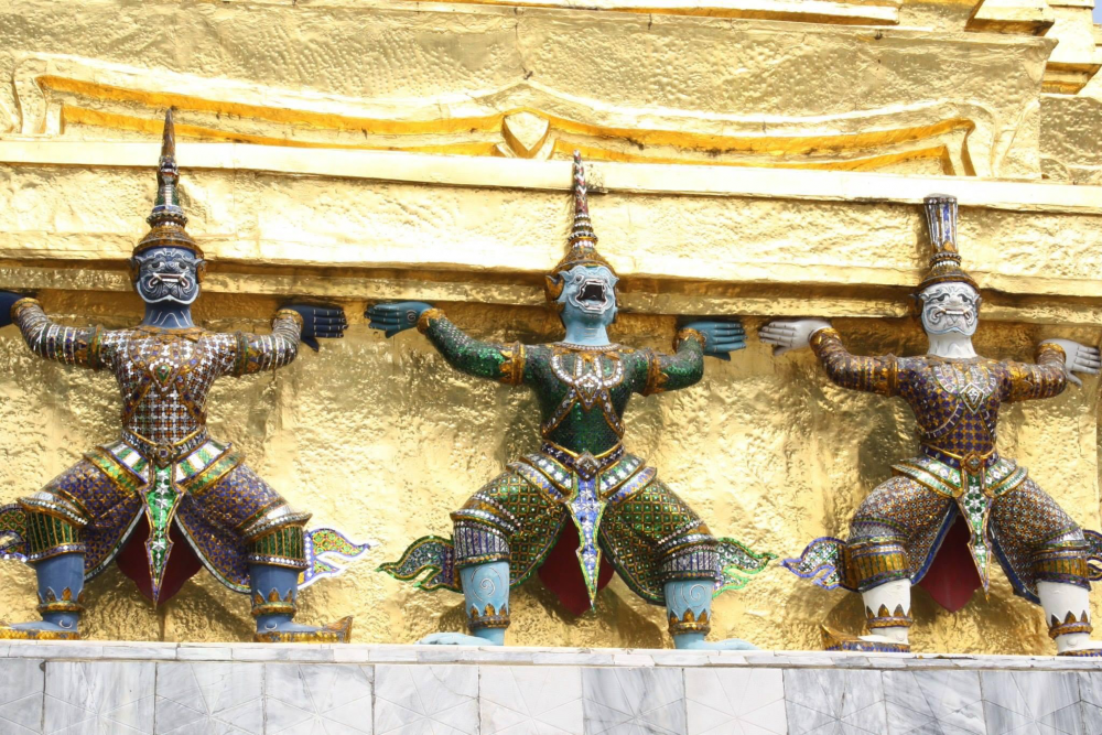 Detail from the Grand Palace, Bangkok, on of the best places to visit in Thailand