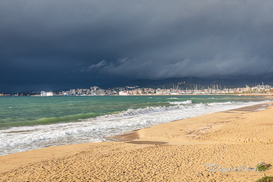 Ca'n Pere Antoni beach on a long weekend in Palma de Mallorca, Spain
