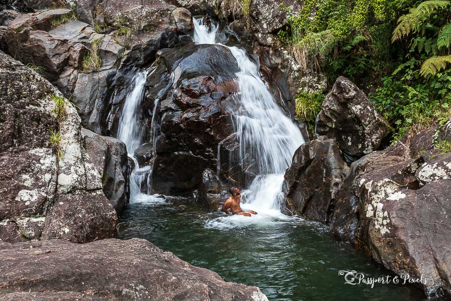 The Heel Oya Waterfall in the Knuckles range Sri Lanka