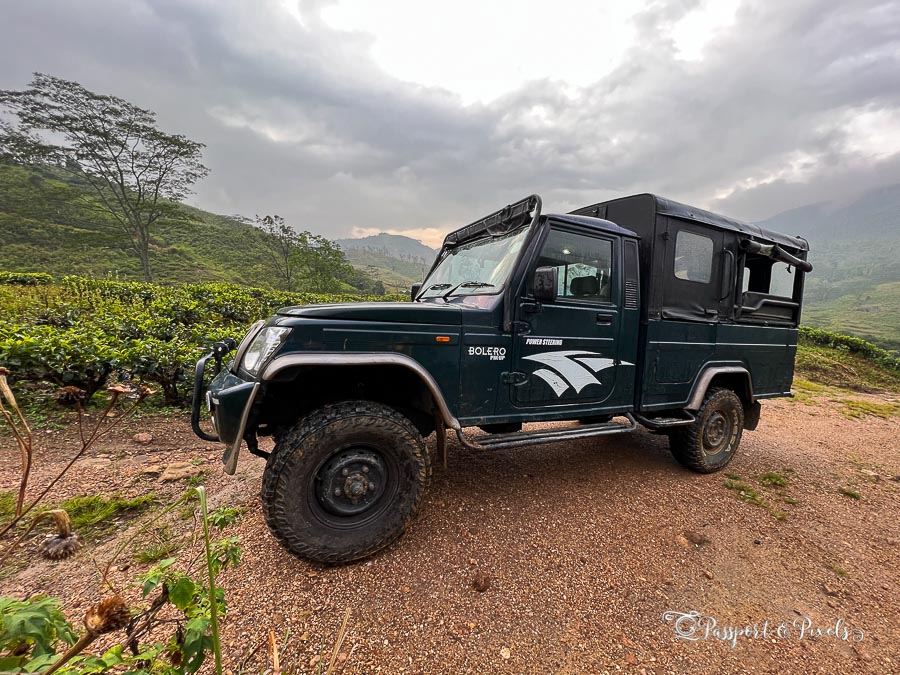 Our ride to Wild Glamping Knuckles was by 4WD jeep