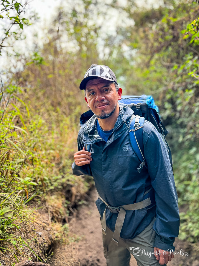 Our experienced Santa Maria volcano hiking guide, Rony