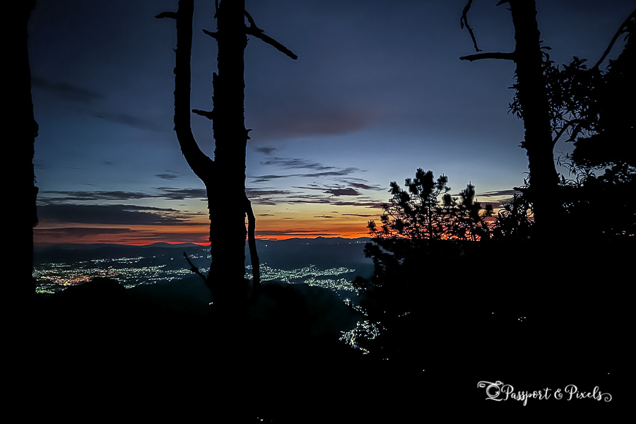 Sunrise at Volcan Santa Maria in Xela Guatemala