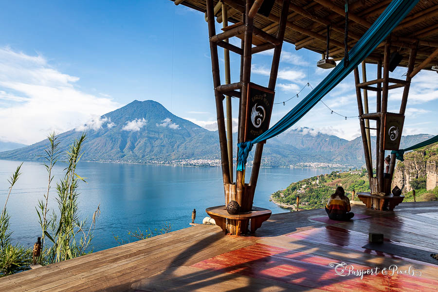 The beautiful yoga platform with the amazing views was one of my favourite things about Eagle's Nest