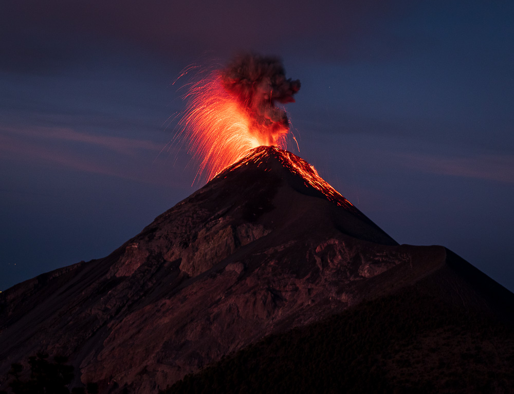 Seeing Volcán de Fuego erupting is one of the highlights of Guatemala