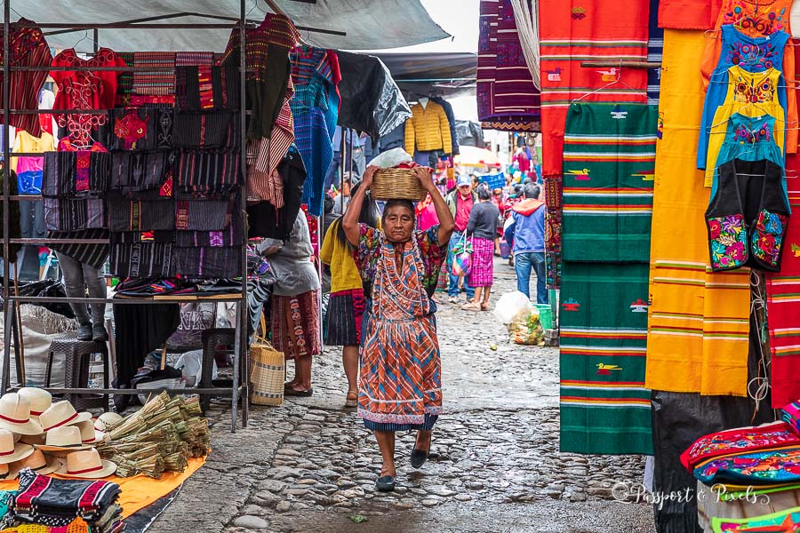 Chichicastenango market is full of colour and great for photography