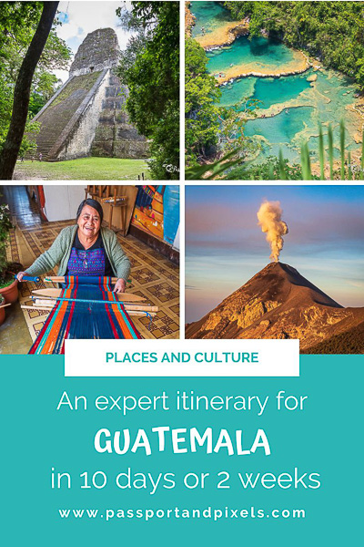 Guatemala itinerary Pinterest pin