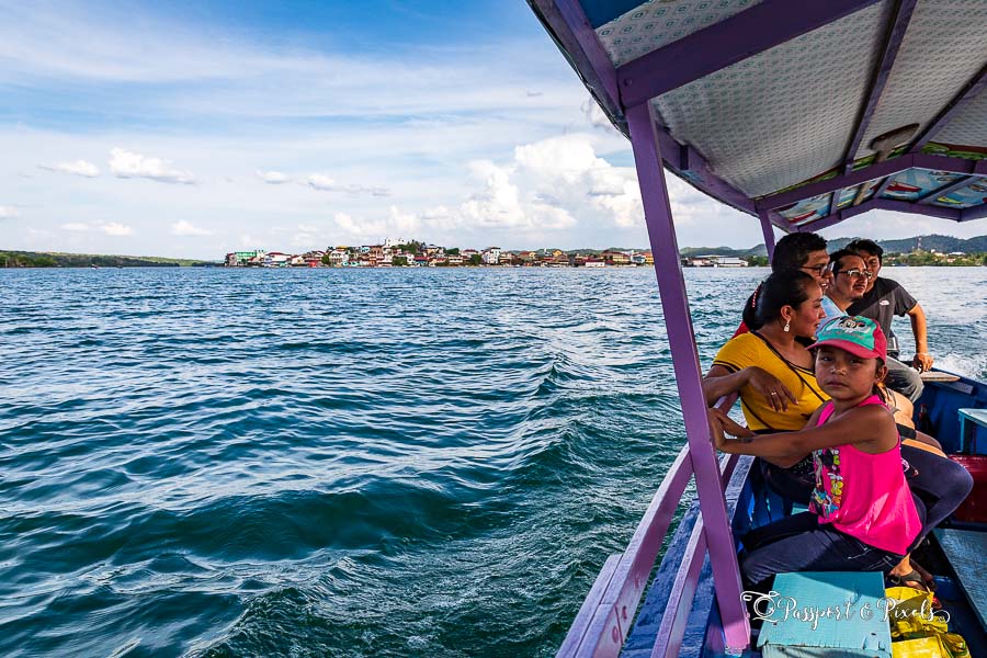 Boat trip on the lake in Flores Guatemala