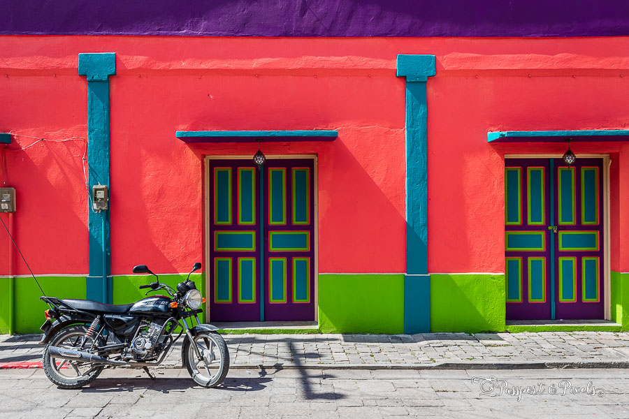 Colourful Flores in Guatemala