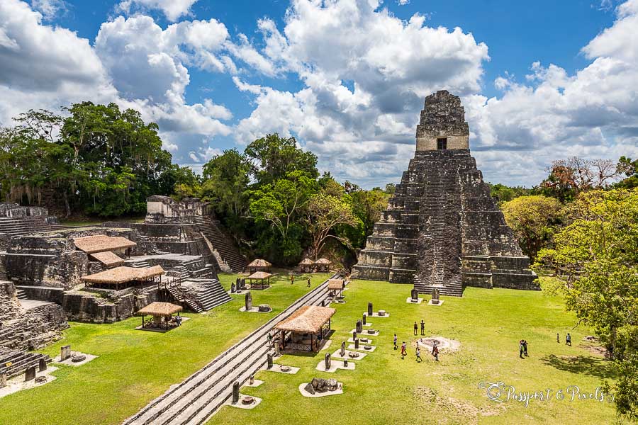 The Mayan ruins of Tikal near Flores Guatemala