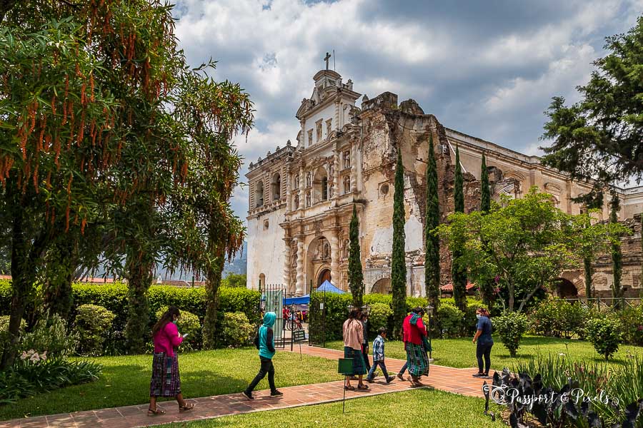 The magnificent church of San Francisco El Grande in Antigua Guatemala