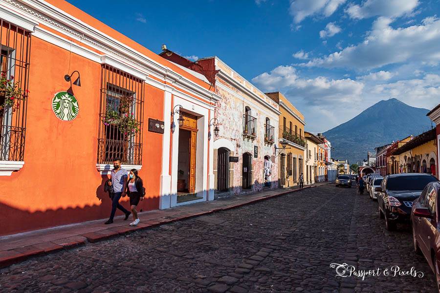 The colourful streets of Antigua Guatemala