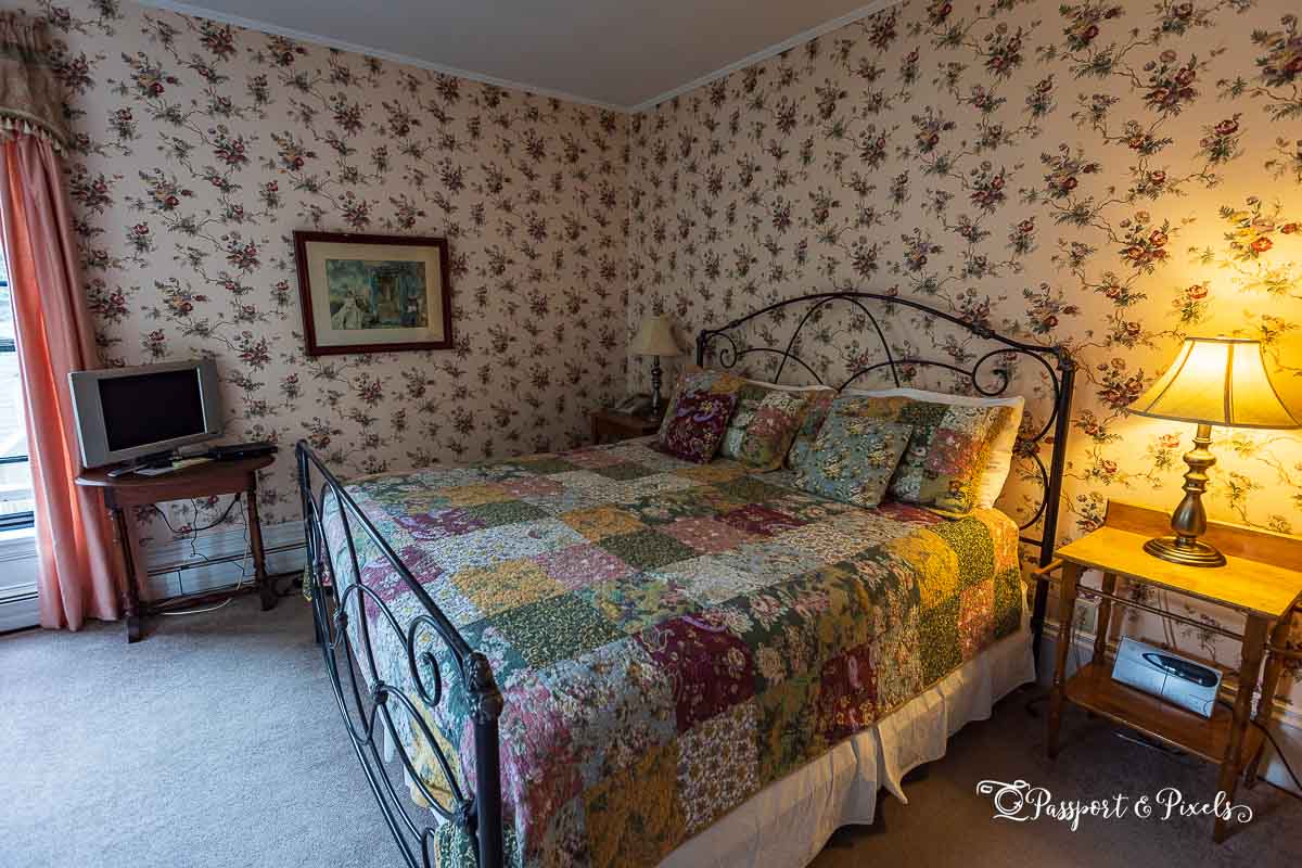 My quirky historic room at Hillsdale House in Annapolis Royal, Nova Scotia