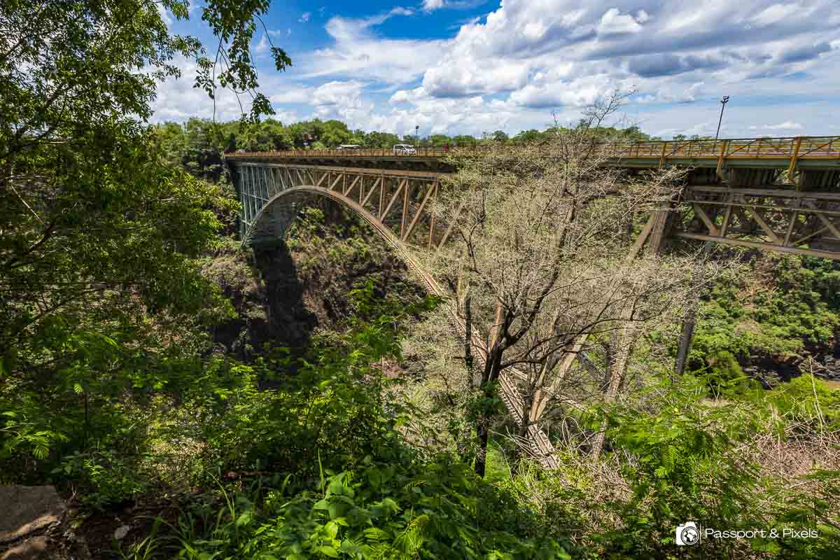 Victoria Falls Bridge is a historic bridge and is one of the top things to do in Vic Falls