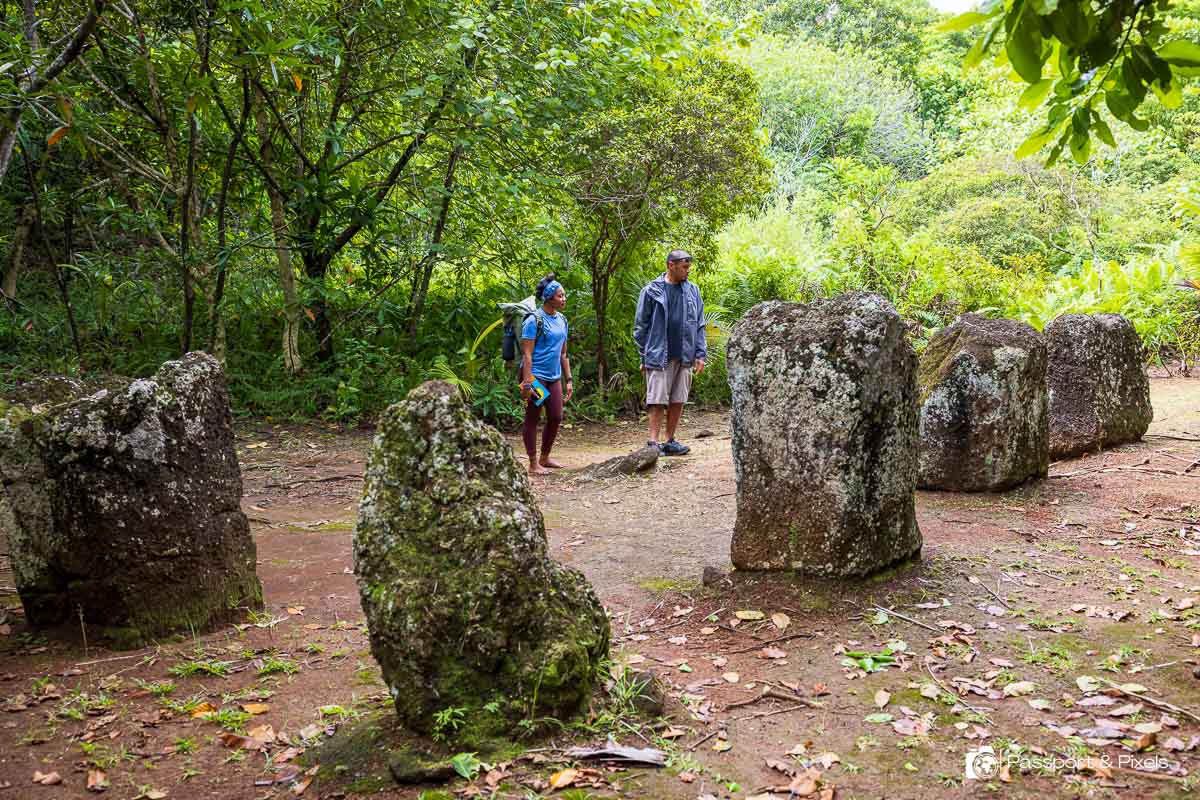 The standing stones of Babeldaob in Palau. Photo by Bella Falk / Passport & Pixels