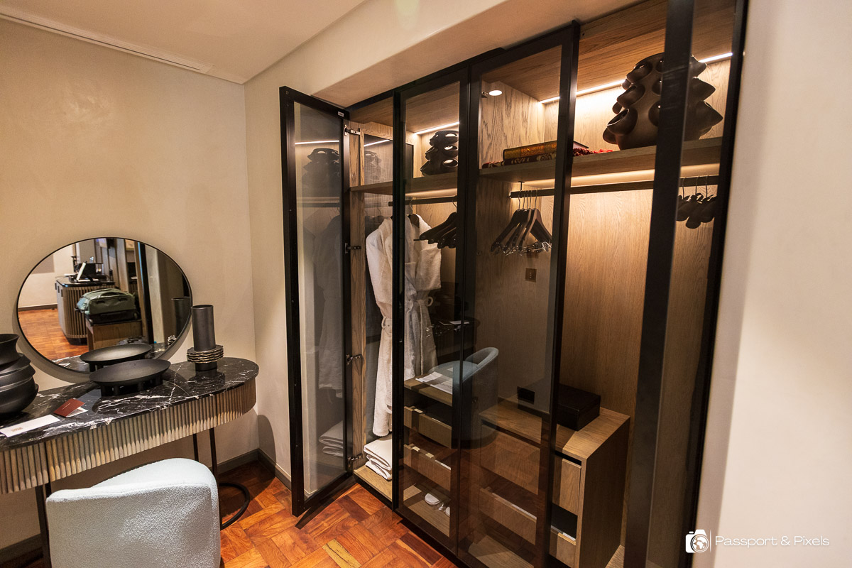 Dressing table and wardrobes